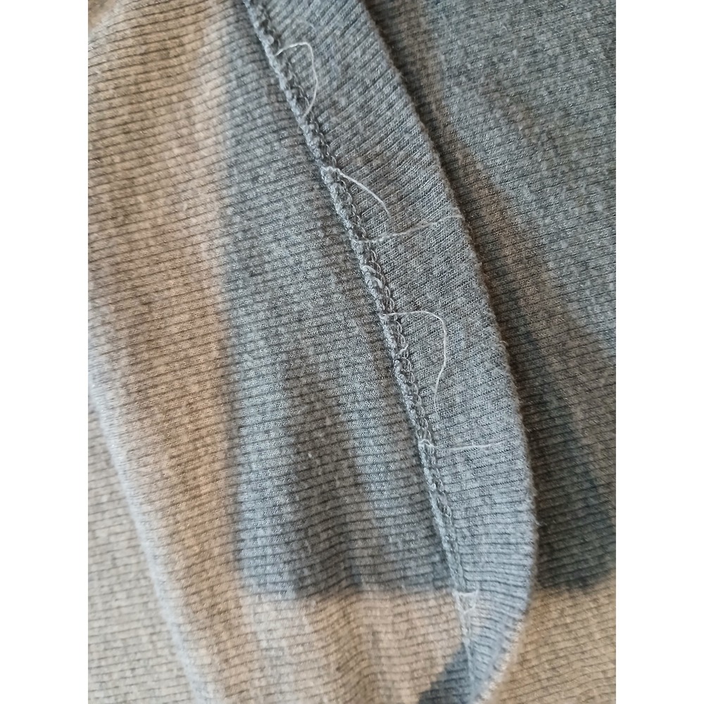 Vtg Worthington Stretch Womens Medium Gray Ribbed Lace Trim Camisole Medium y2k - Picture 7 of 10
